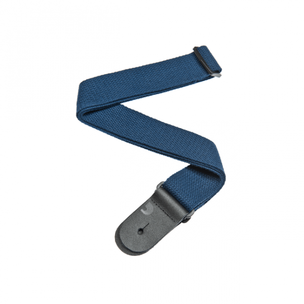 D`Addario Gitarrengurt Baumwolle blau