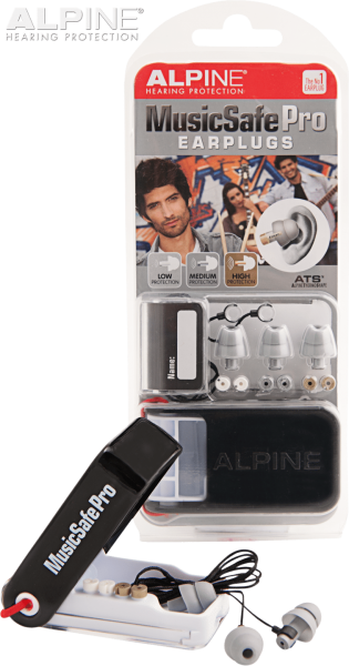 Hearsafe Gehörschutz Alpine Pro Music-Safe Pro silver
