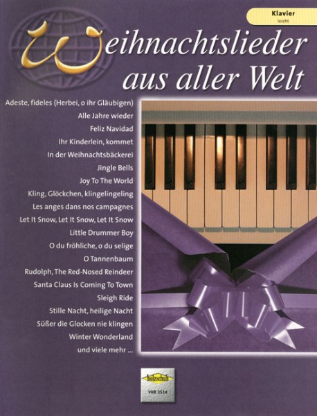 Weihnachtslieder aus aller Welt Klavier leicht